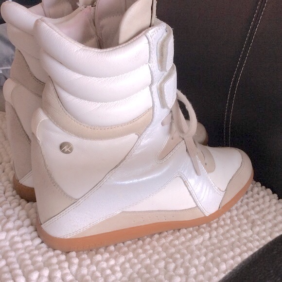 Reebok Alicia Keys Hightop Wedged Sneakers White/chalk Size 8 - Picture 7 of 15